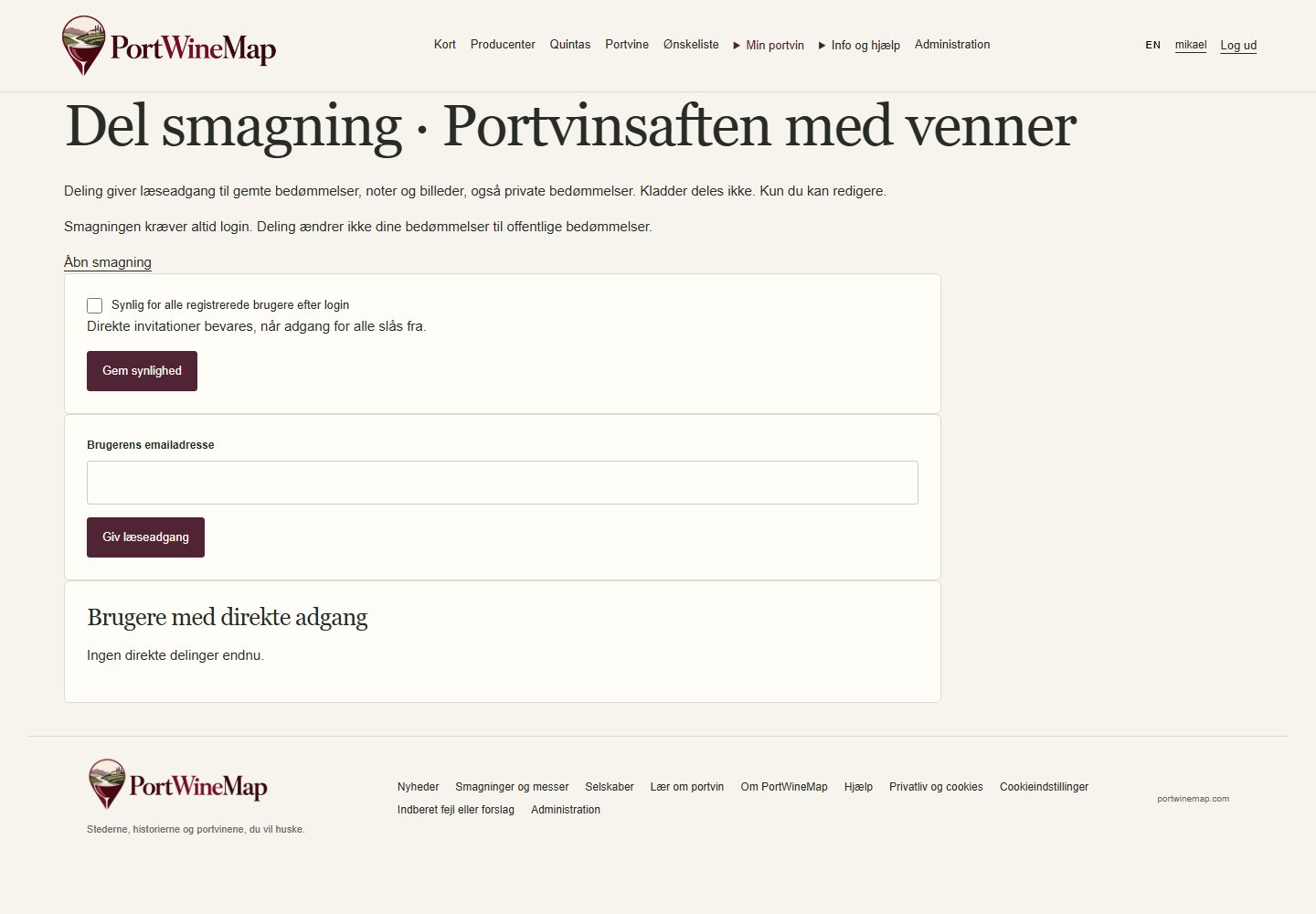 Computer: Giv læseadgang efter login uden at offentliggøre bedømmelser.